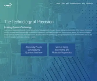 Zyvex.com(Nanotechnology Solutions) Screenshot