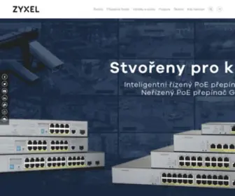 Zyxel.cz(Zyxel) Screenshot
