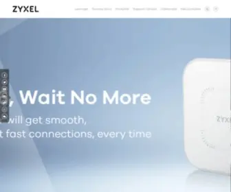 Zyxel.dk(Zyxel, Your Networking Ally) Screenshot