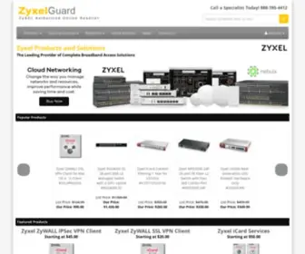 Zyxelguard.com(Zyxel Complete Broadband Access Solutions) Screenshot