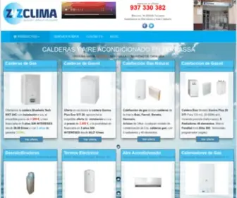 ZYZclima.com(Aire acondicionado en Terrassa) Screenshot