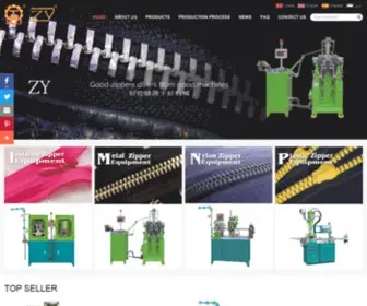 ZYZM.com(Zipper machines) Screenshot