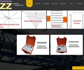 ZZgeo.com(ZZ Resistivity Imaging Pty Ltd) Screenshot