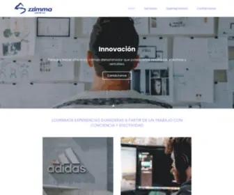 ZZimma.net(Agencia de Marketing Digital) Screenshot
