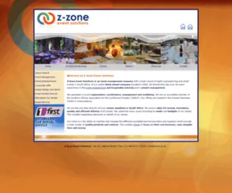 ZZone.co.za(Event project management Johannesburg) Screenshot