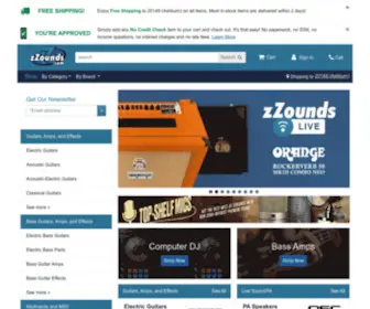 ZZounds.com(Musical Instruments Music Store) Screenshot