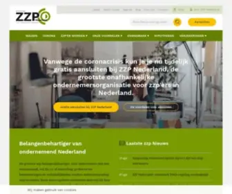 ZZP-Nederland.nl(ZZP Nederland) Screenshot