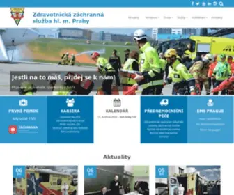 ZZSHMP.cz(Zdravotnická záchranná služba hl) Screenshot