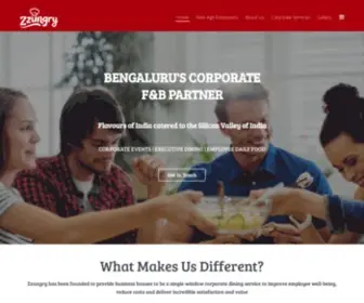 ZZungry.com(Corporate Meals) Screenshot