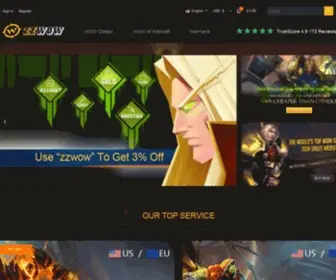 ZZwow.com(Buy New World Gold) Screenshot