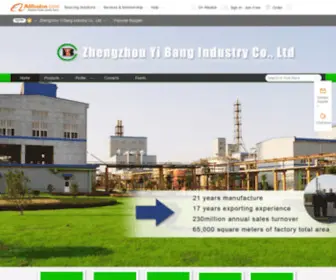 ZZyibang.cn(Zhengzhou Yi Bang Industry Co) Screenshot