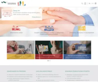 ZZZS.si(Zavod za zdravstveno zavarovanje Slovenije) Screenshot